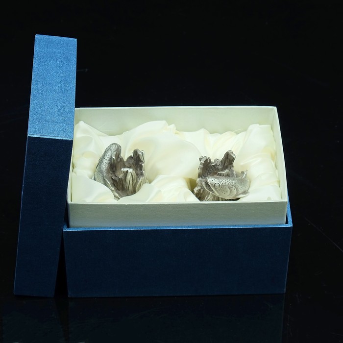 Набор из 2-х стопок «Форель», 50 мл, D=4,5 см H=8,5 см