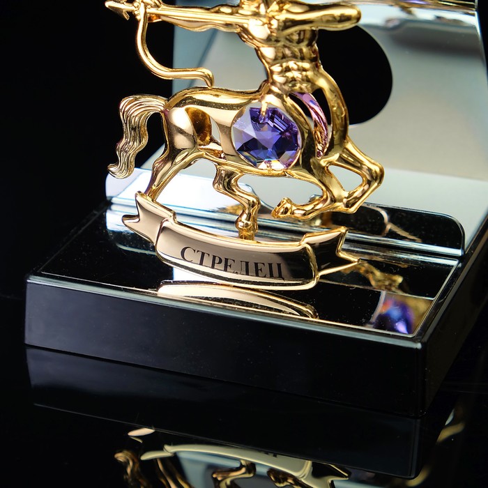 Подставка для телефона «Стрелец», 9×9×9 см, с кристаллом Сваровски