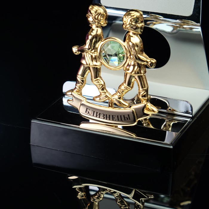 Подставка для телефона «Близнецы», 9×9×9 см, с кристаллом Сваровски