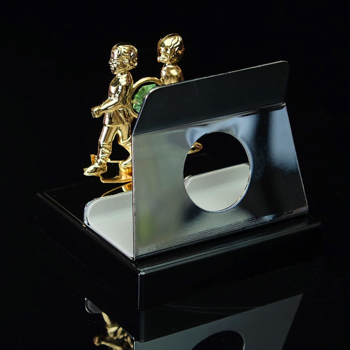 Подставка для телефона «Близнецы», 9×9×9 см, с кристаллом Сваровски