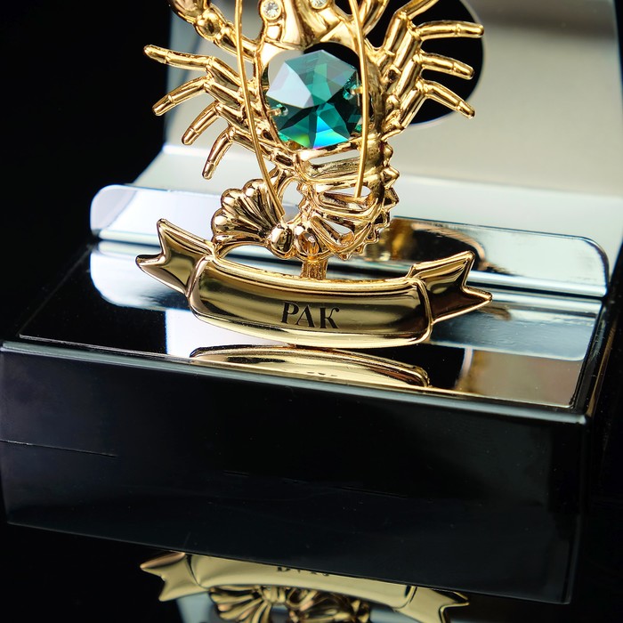 Подставка для телефона «Рак», 9×9×9 см, с кристаллом Сваровски