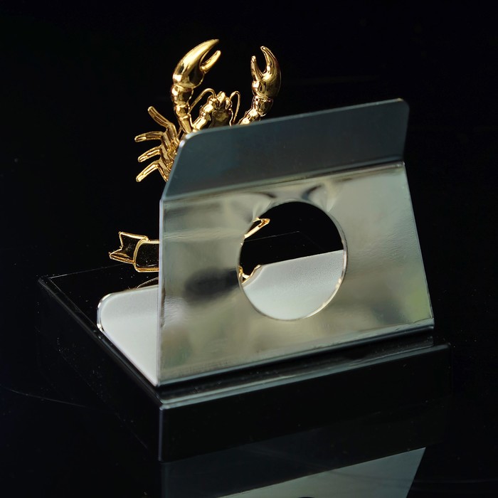 Подставка для телефона «Рак», 9×9×9 см, с кристаллом Сваровски