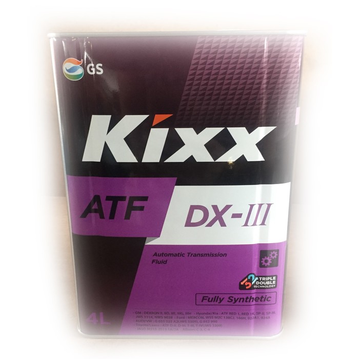 Трасмиссионная жидкость Kixx ATF DX-III, 4 л