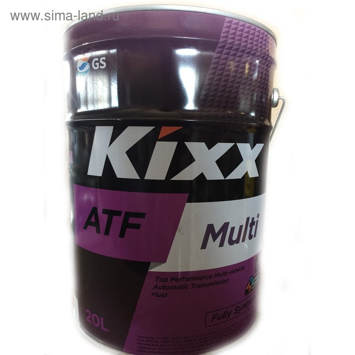 Трансмиссионная жидкость Kixx ATF Multi, 20 л трансмиссионная жидкость totachi atf type t iv 60 л