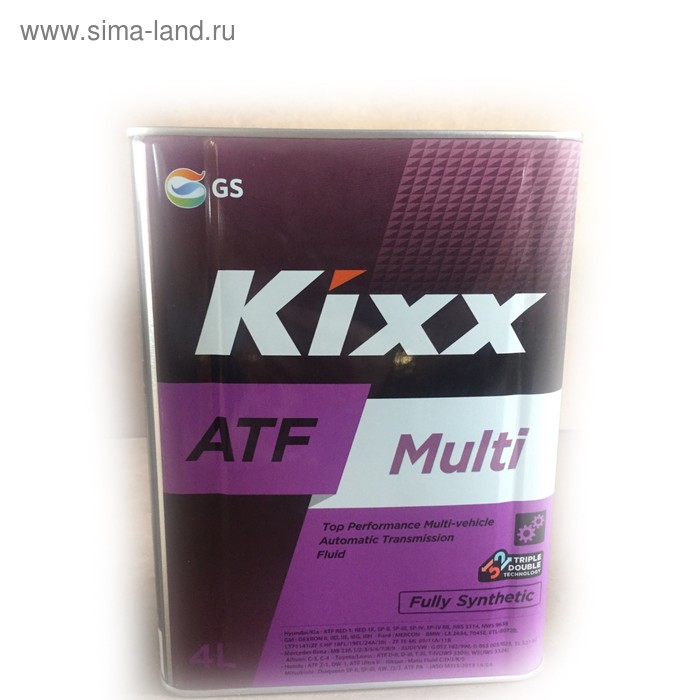 Трансмиссионная жидкость Kixx ATF Multi, 4 л мет.