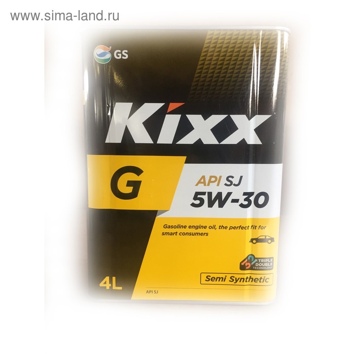 фото Масло моторное kixx g sj 5w-30 gold, 4 л мет.