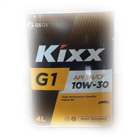 

Масло моторное Kixx G1 SN 10W-30, 4 л мет.