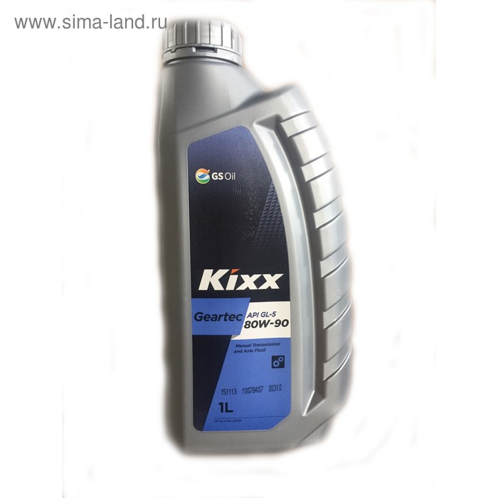 Масло трансмиссионное Kixx Geartec GL-5 80W-90, 1 л цена и фото