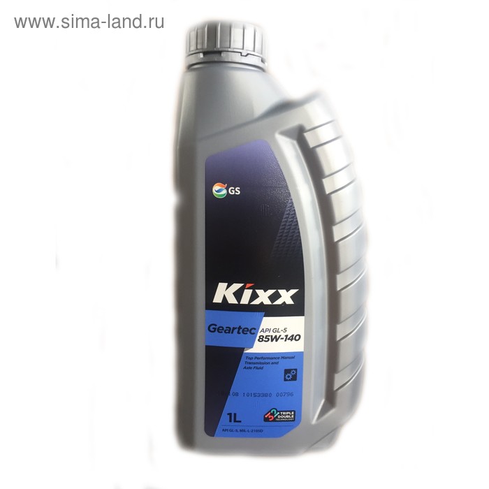Масло трансмиссионное Kixx Geartec GL-5 85W-140, 1 л цена и фото