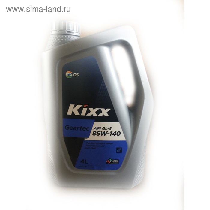 Масло трансмиссионное Kixx Geartec GL-5 85W-140, 4 л цена и фото