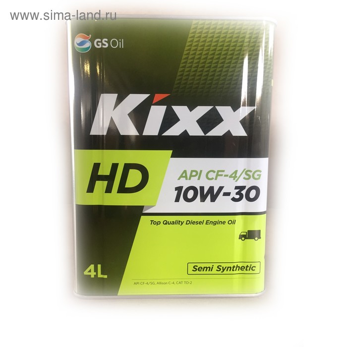 Масло моторное Kixx HD CF-4 10W-30 Dynamic, 4 л мет. масло моторное kixx hd cf 4 10w 30 dynamic 200 л