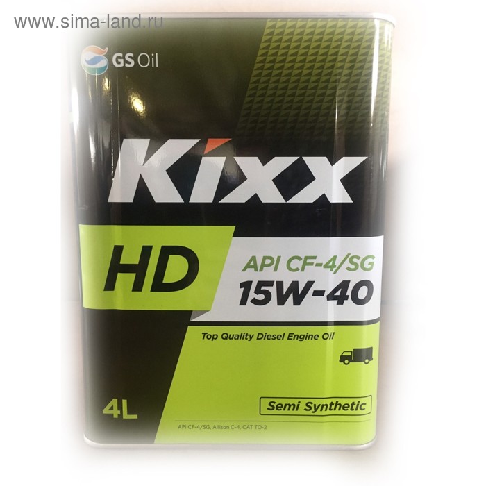 Масло моторное Kixx HD CF-4 15W-40 Dynamic, 4 л мет. масло моторное kixx hd cf 4 15w 40 dynamic 200 л