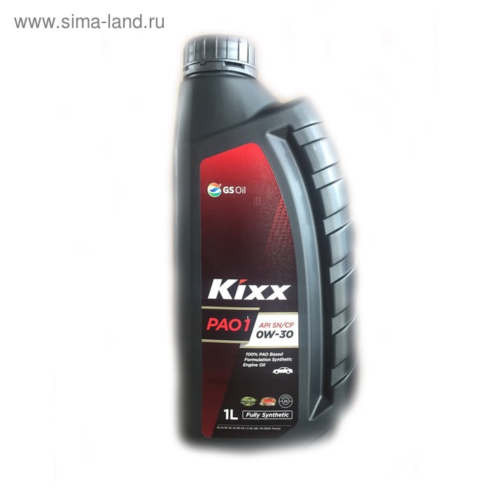 Масло моторное Kixx PAO1 0W-30, 1 л масло моторное kixx pao1 0w 40 4 л