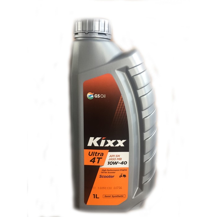 Моторное масло Kixx Ultra 4T Scooter SN/MB 10W-40,1 л