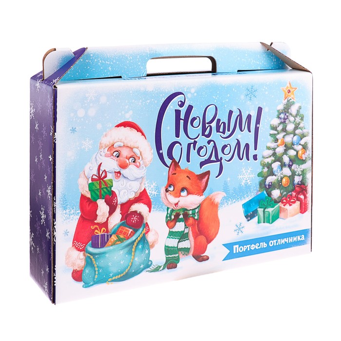 Коробка Новый год "Набор отличника. С новым годом", без наполнения