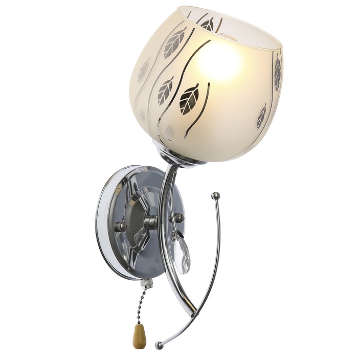 Бра "Марта" 1x40Вт Е27 хром 14x9x30см.