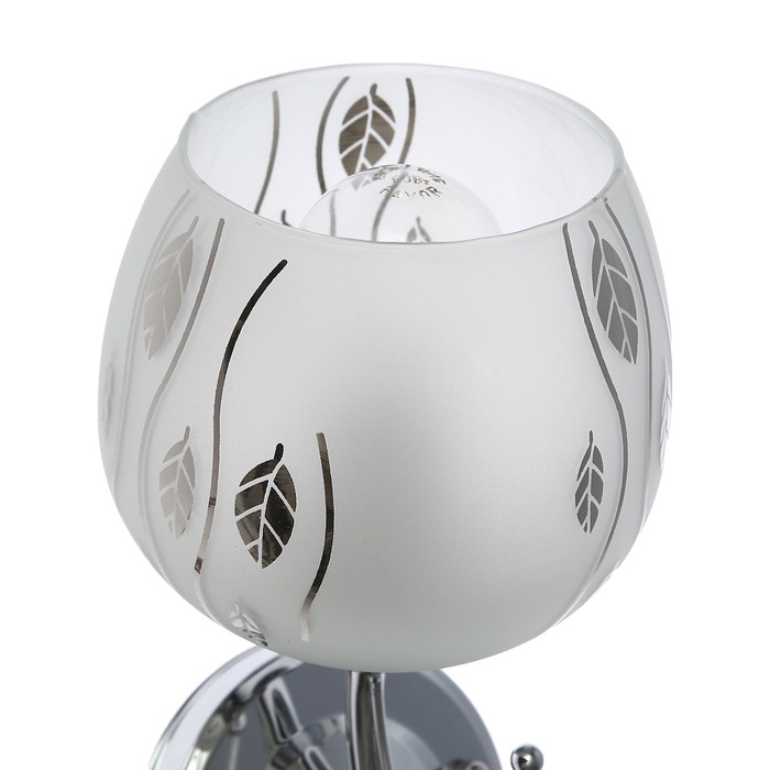 Бра "Марта" 1x40Вт Е27 хром 14x9x30см.