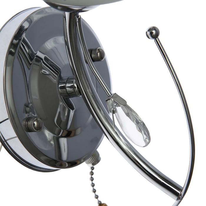 Бра "Марта" 1x40Вт Е27 хром 14x9x30см.