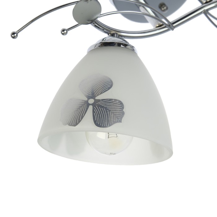 Люстра "Мелания" 2x40Вт Е27 хром 48x21x21см.