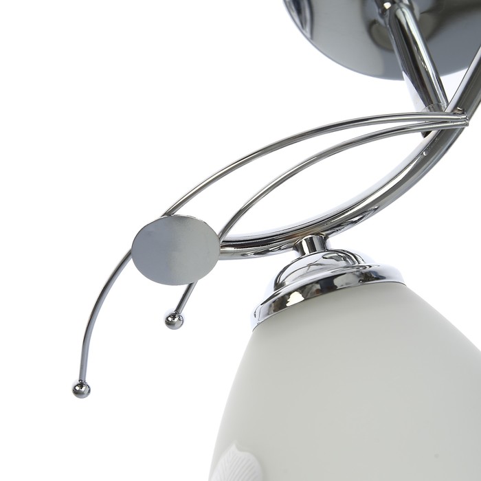 Люстра "Мелания" 2x40Вт Е27 хром 48x21x21см.