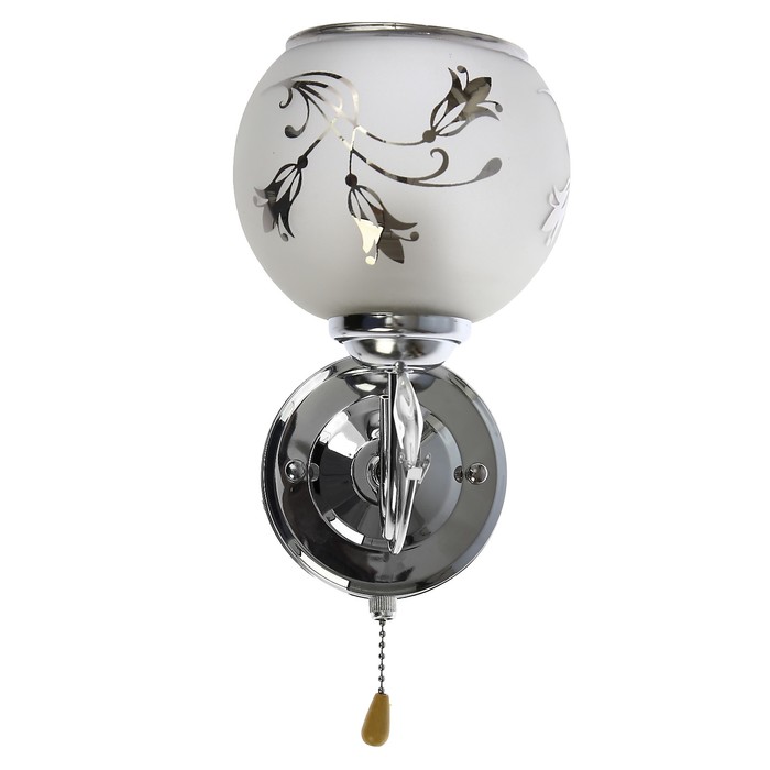 Бра "Милана" 1x40Вт Е27 хром 15x14x23см.