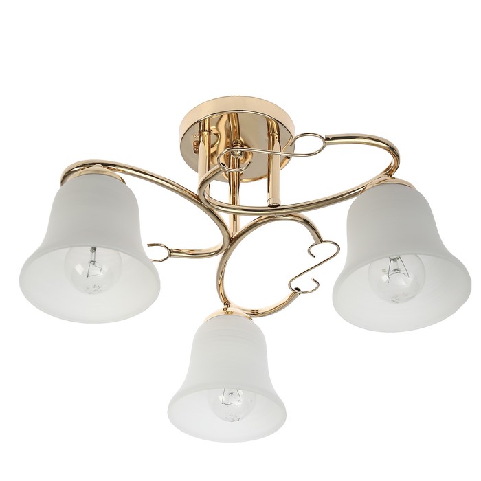 Люстра "Эвридика" 3x40Вт Е27 золото 45x14x25см.