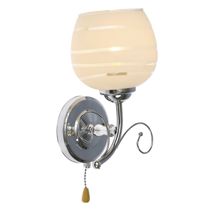 Бра "Эмма" 1x40Вт Е27 хром 15x12x23см.