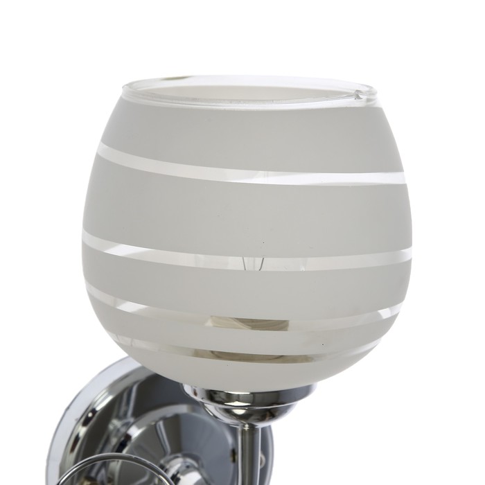 Бра "Эмма" 1x40Вт Е27 хром 15x12x23см.