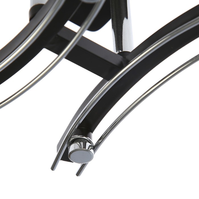 Люстра "Орелио" 2x40Вт Е27 черный-хром 11,5x16x27см.