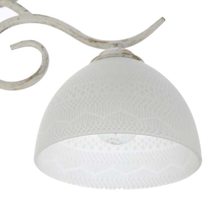 Люстра "Вармо" 2x40Вт Е27 белый 48x21x21см.