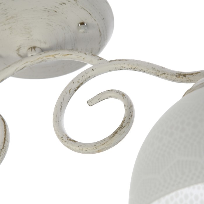 Люстра "Вармо" 2x40Вт Е27 белый 48x21x21см.