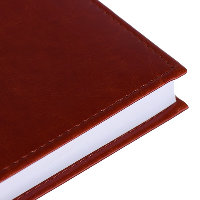 Ежедневник недатированный А5, 320 страниц, Небраска, коричневый