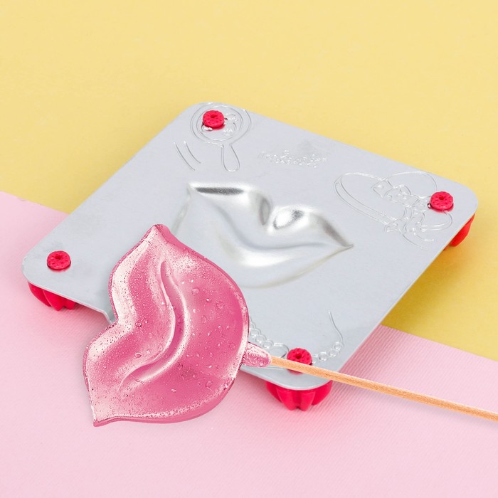 Набор для приготовления леденцов "Губы"
