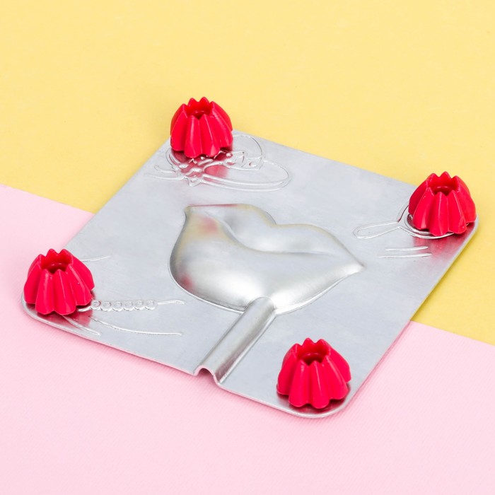 Набор для приготовления леденцов "Губы"