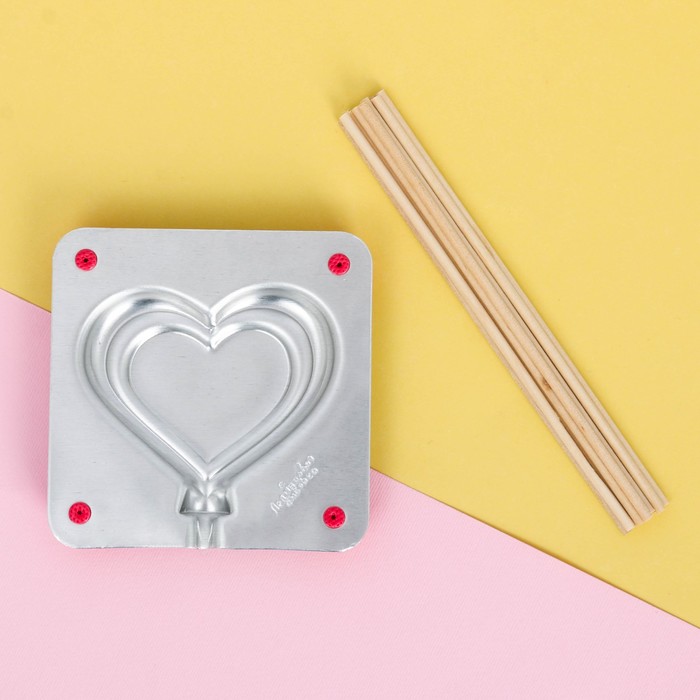 Набор для приготовления леденцов "Сердце"