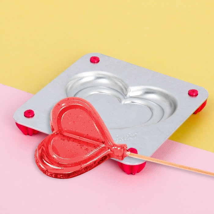 Набор для приготовления леденцов "Сердце"