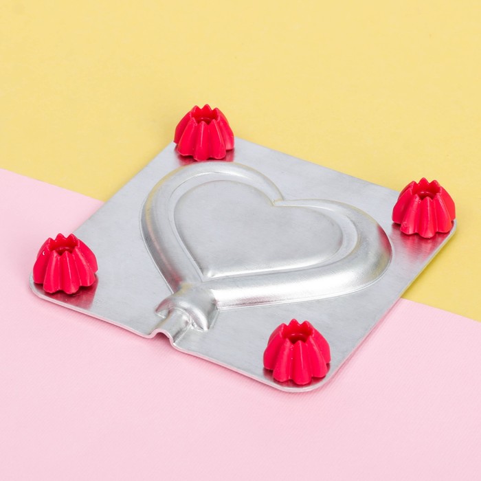 Набор для приготовления леденцов "Сердце"