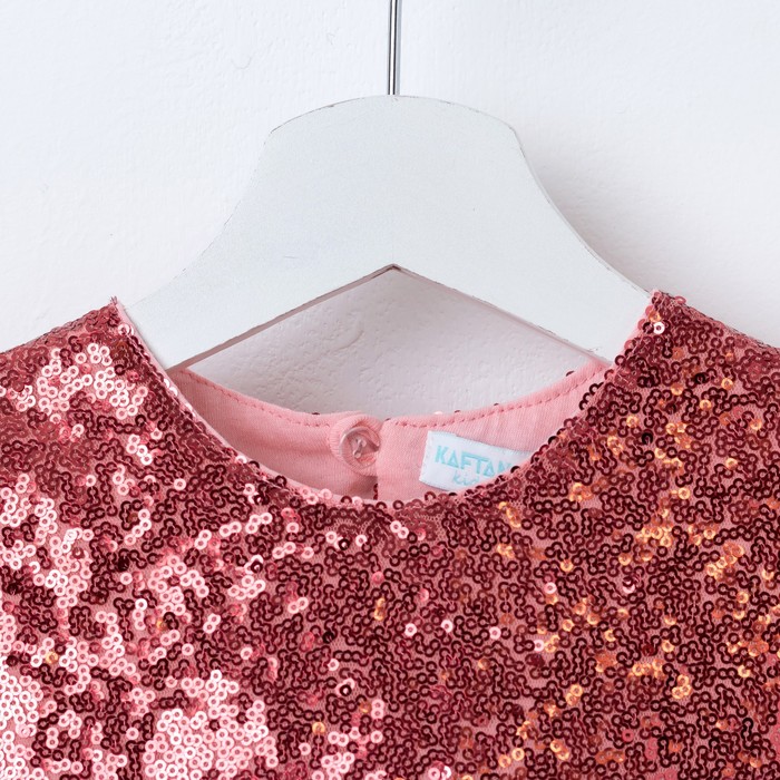 Платье детское KAFTAN, рост 134-140 см (36), розовый
