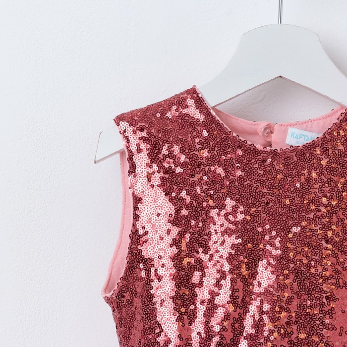 Платье детское KAFTAN, рост 134-140 см (36), розовый