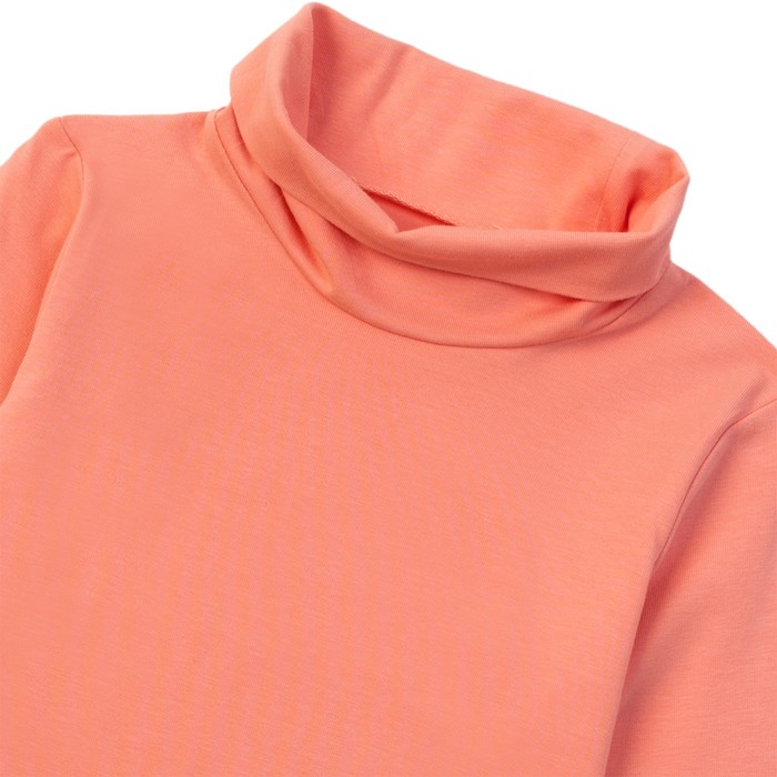 Водолазка для девочки, рост 110 см, цвет персиковый 191-318-03