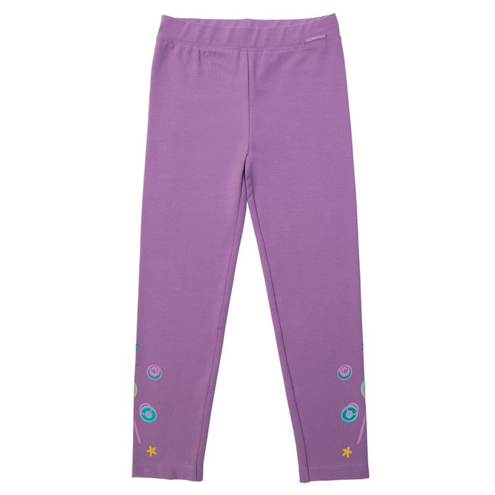 Брюки для девочки, рост 80 см, цвет сиреневый 191-325-14