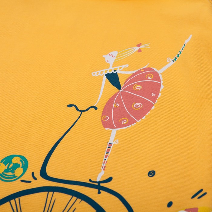 Платье для девочки, рост 128 см, цвет жёлтый 191-330-10