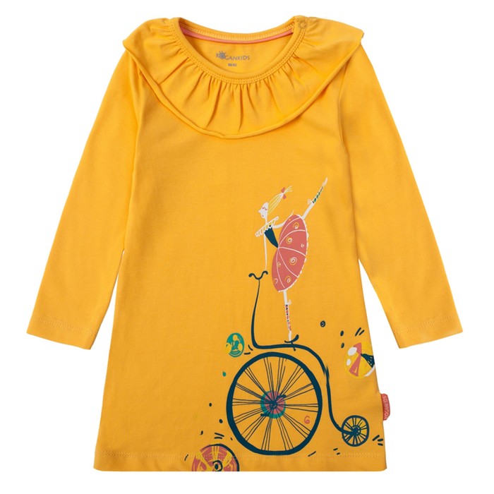 Платье для девочки, рост 134 см, цвет жёлтый 191-330-10