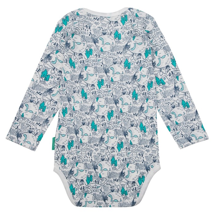 Боди для мальчика, рост 86 см, молочный принт 192-004-55