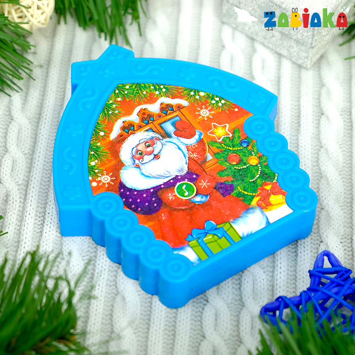 Музыкальная игрушка «С Новым Годом», цвет голубой