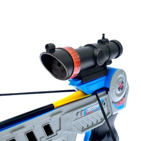 Арбалет «Спорт», стреляет присосками, с лазерным прицелом, работает от батареек от Сима-ленд