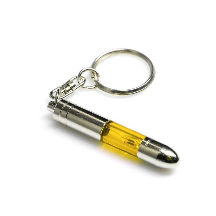 Брелок-антистатик, металл, желтый
