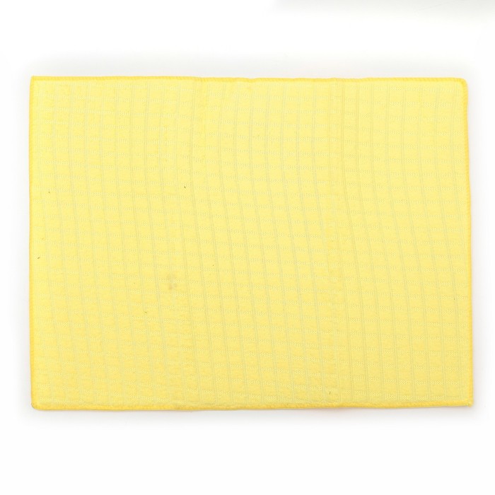 Коврик для сушки посуды 30х40 см, микрофибра, цвет желтый