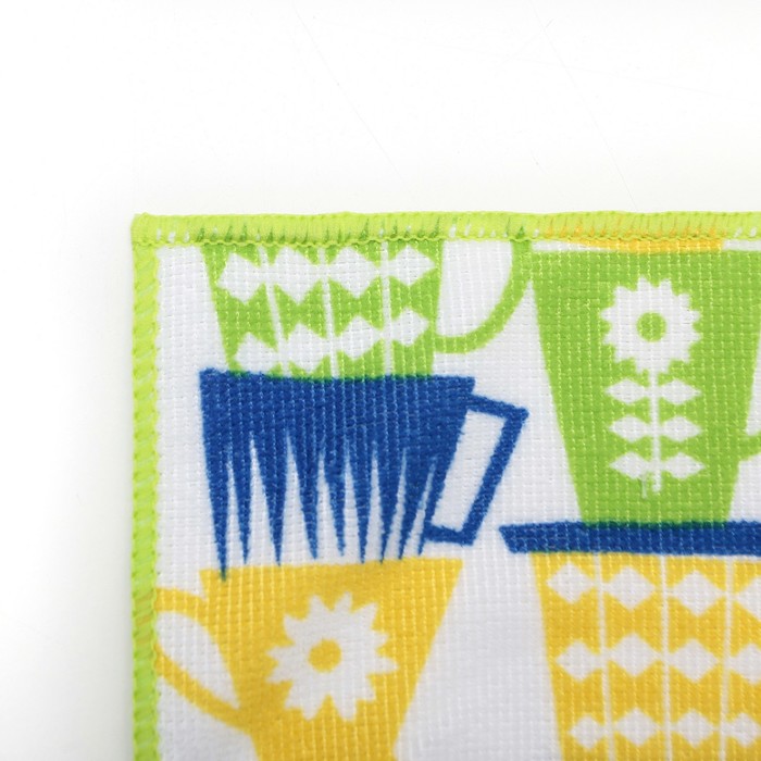 Салфетка для уборки "Чашки" 30х30 см, 200 гр