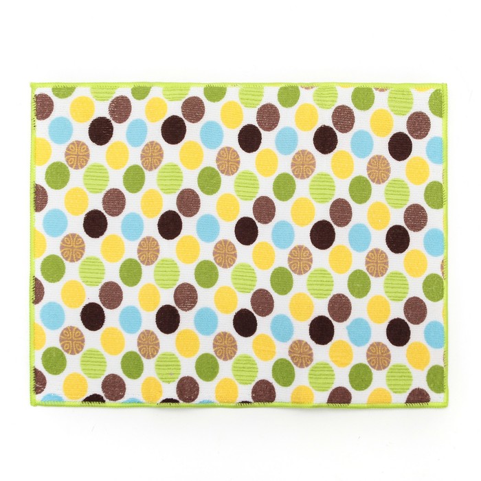Коврик для сушки посуды 30х40 см "Кружки", микрофибра